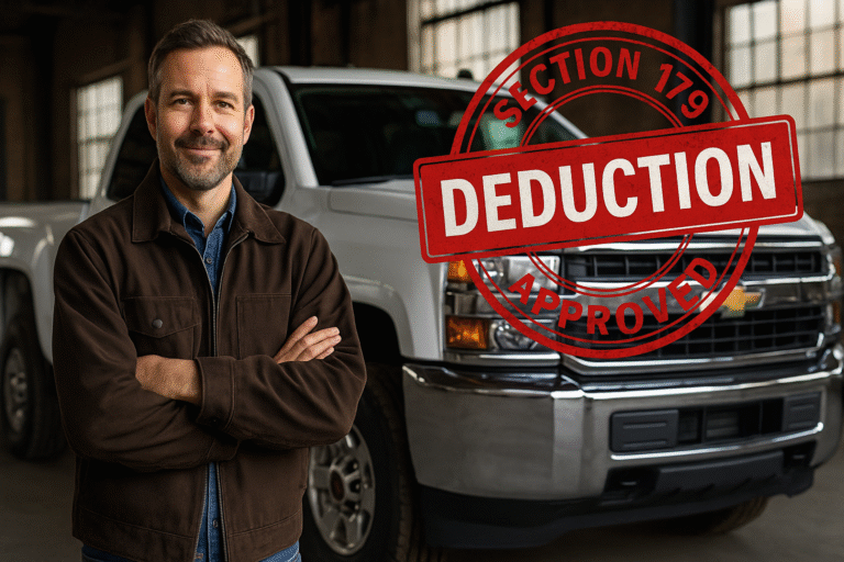 Business owner claims tax write-off for vehicle over 6000 lbs